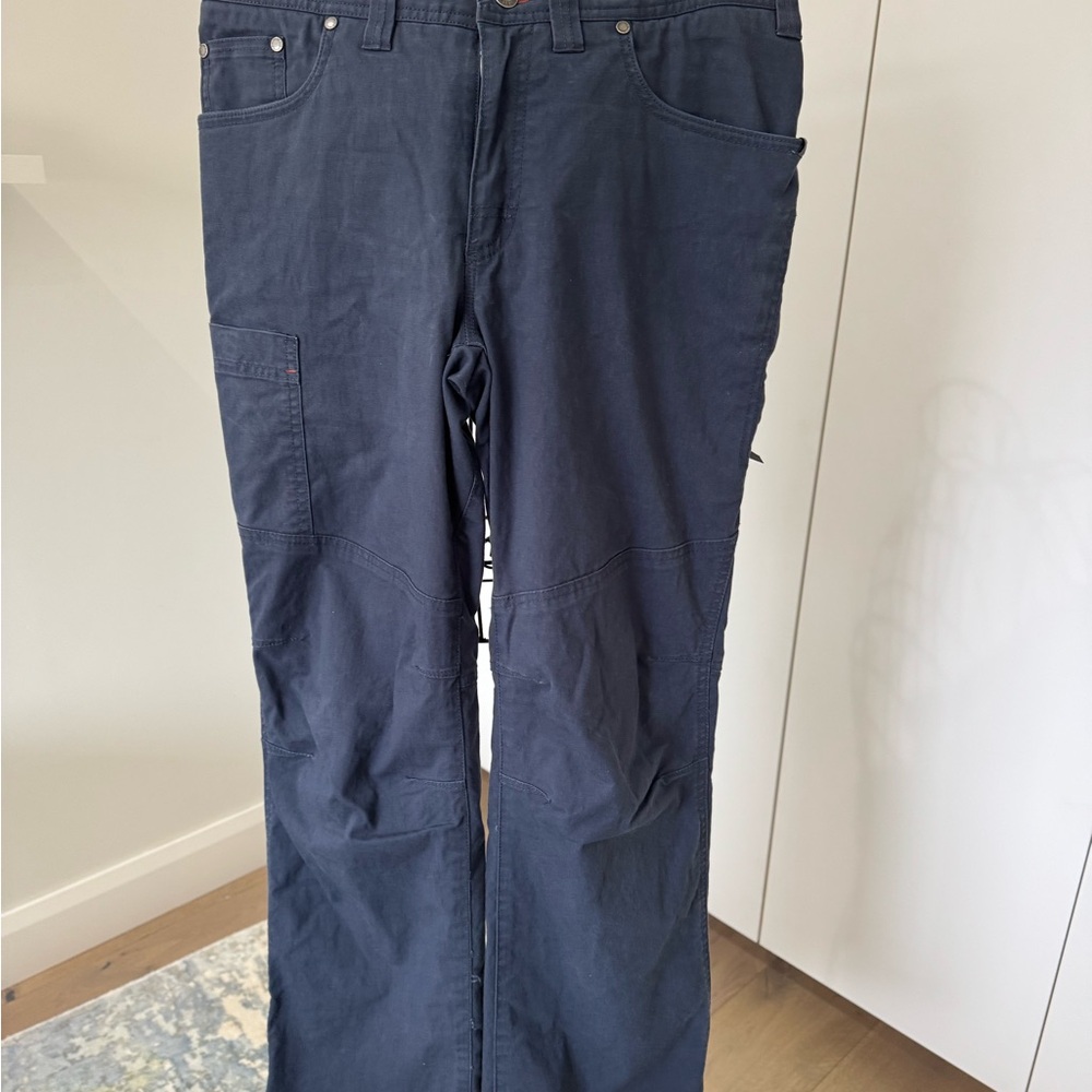 L.L. Bean Blue Cargo Pants Straight Leg